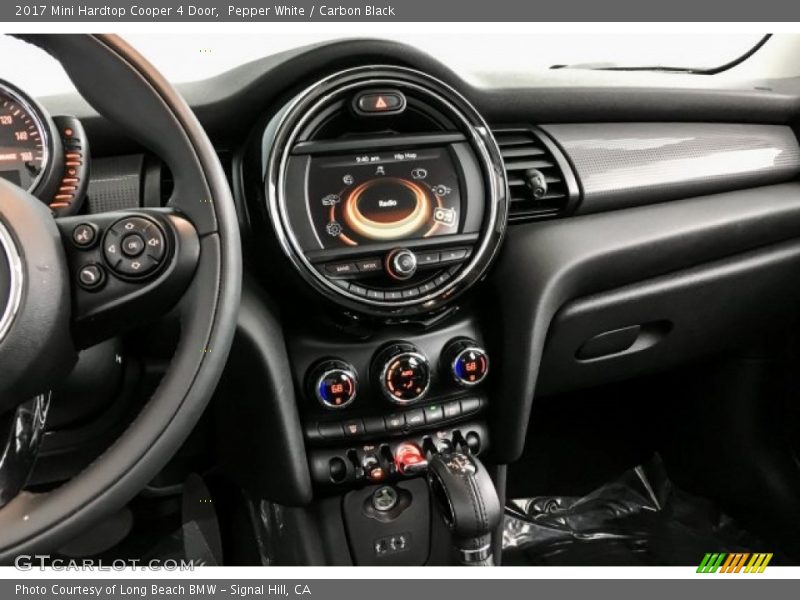 Pepper White / Carbon Black 2017 Mini Hardtop Cooper 4 Door