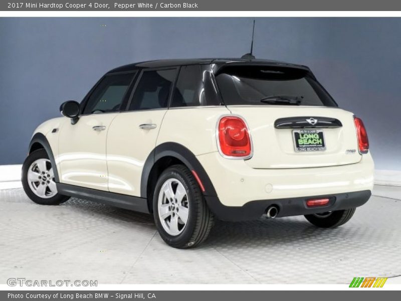 Pepper White / Carbon Black 2017 Mini Hardtop Cooper 4 Door