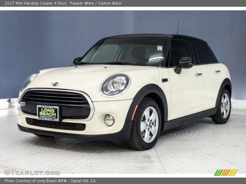 Pepper White / Carbon Black 2017 Mini Hardtop Cooper 4 Door