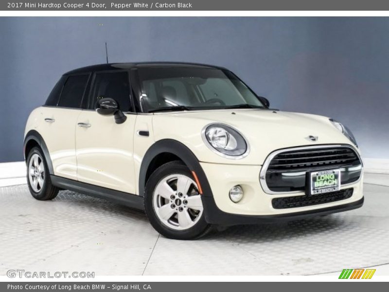 Pepper White / Carbon Black 2017 Mini Hardtop Cooper 4 Door