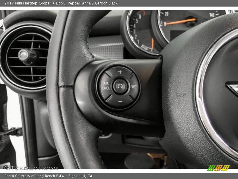 Pepper White / Carbon Black 2017 Mini Hardtop Cooper 4 Door