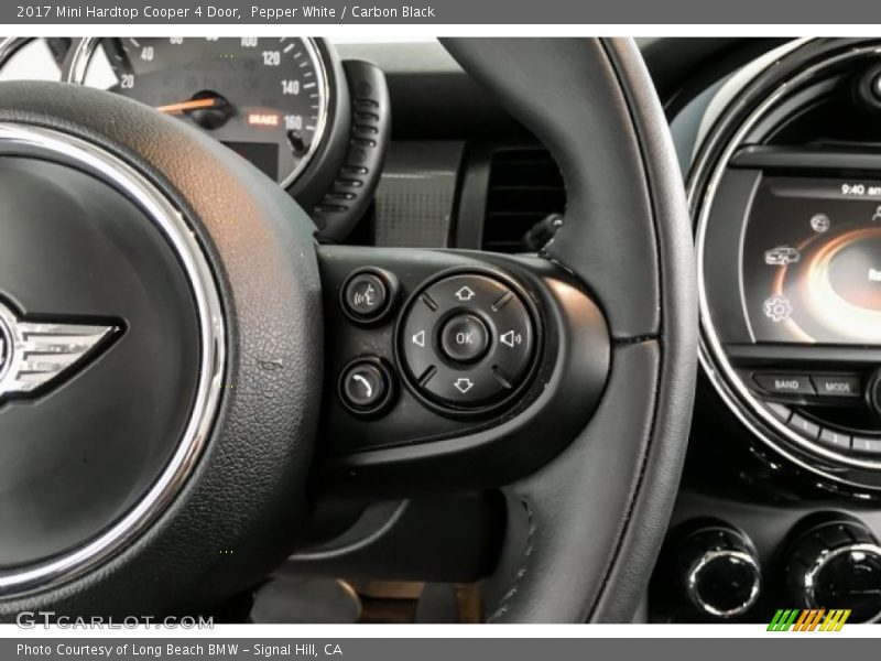 Pepper White / Carbon Black 2017 Mini Hardtop Cooper 4 Door