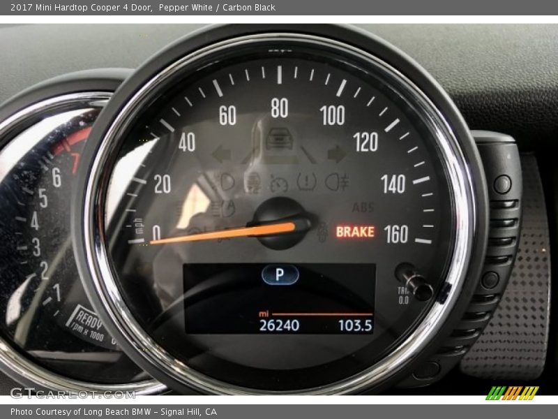 Pepper White / Carbon Black 2017 Mini Hardtop Cooper 4 Door