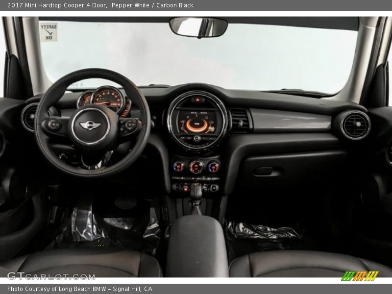 Pepper White / Carbon Black 2017 Mini Hardtop Cooper 4 Door