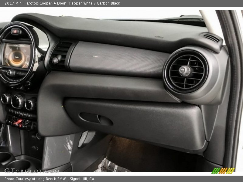 Pepper White / Carbon Black 2017 Mini Hardtop Cooper 4 Door