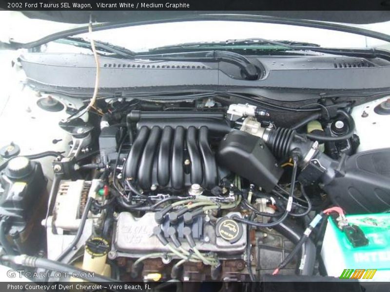 Vibrant White / Medium Graphite 2002 Ford Taurus SEL Wagon