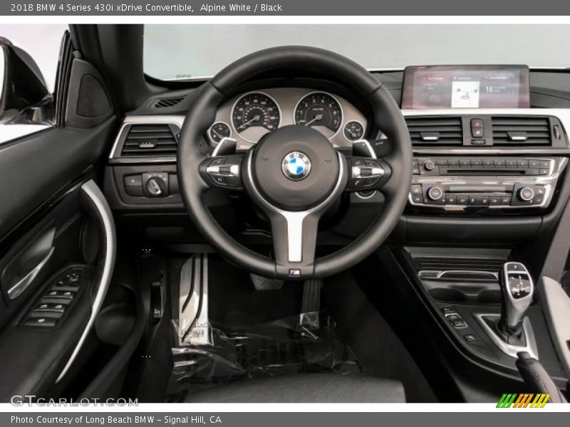 Alpine White / Black 2018 BMW 4 Series 430i xDrive Convertible