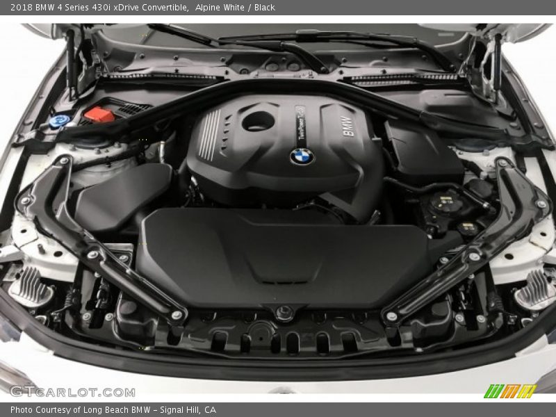 Alpine White / Black 2018 BMW 4 Series 430i xDrive Convertible