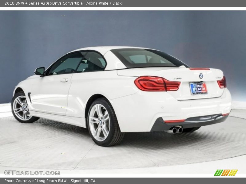 Alpine White / Black 2018 BMW 4 Series 430i xDrive Convertible