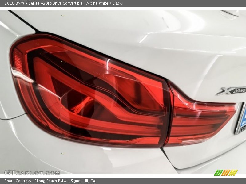 Alpine White / Black 2018 BMW 4 Series 430i xDrive Convertible