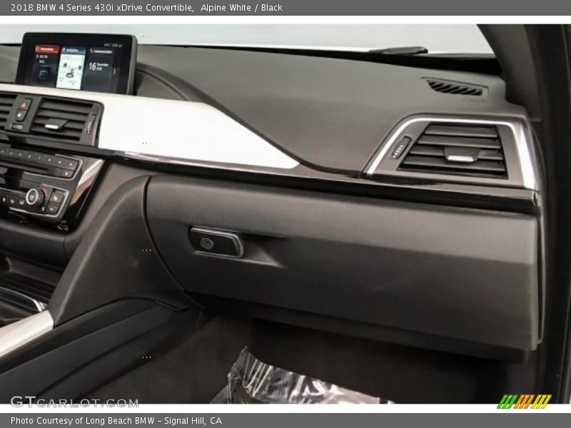 Alpine White / Black 2018 BMW 4 Series 430i xDrive Convertible
