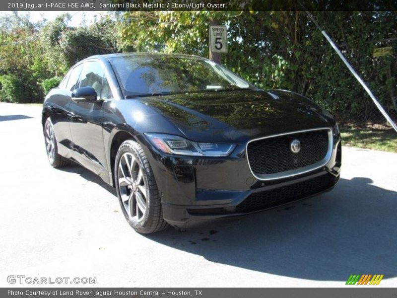 Santorini Black Metallic / Ebony/Light Oyster 2019 Jaguar I-PACE HSE AWD