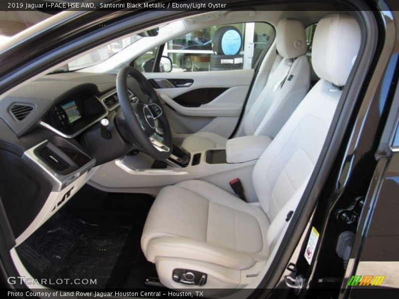  2019 I-PACE HSE AWD Ebony/Light Oyster Interior