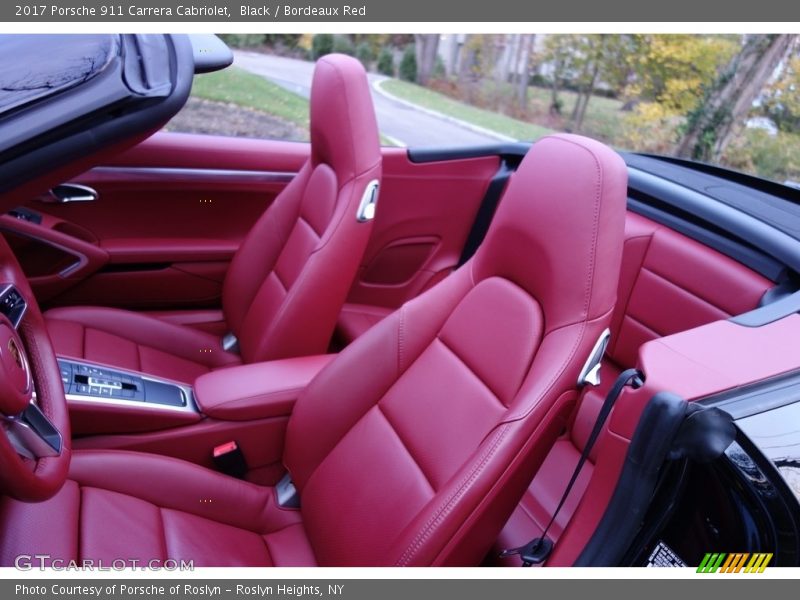 Front Seat of 2017 911 Carrera Cabriolet