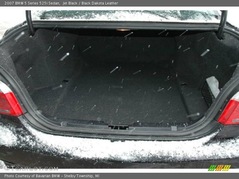 Jet Black / Black Dakota Leather 2007 BMW 5 Series 525i Sedan