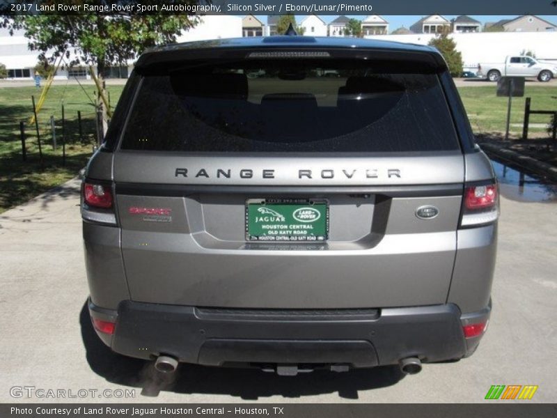 Silicon Silver / Ebony/Lunar/Pimento 2017 Land Rover Range Rover Sport Autobiography