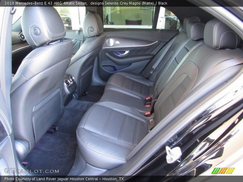 Rear Seat of 2018 E 43 AMG 4Matic Sedan