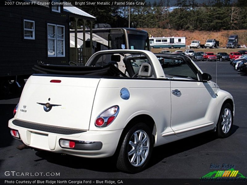 Bright Silver Metallic / Pastel Slate Gray 2007 Chrysler PT Cruiser Convertible