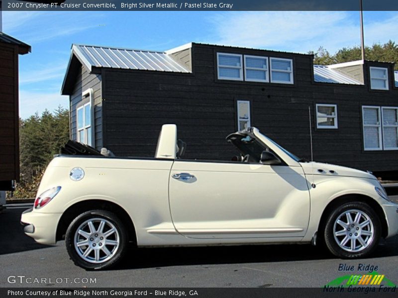 Bright Silver Metallic / Pastel Slate Gray 2007 Chrysler PT Cruiser Convertible