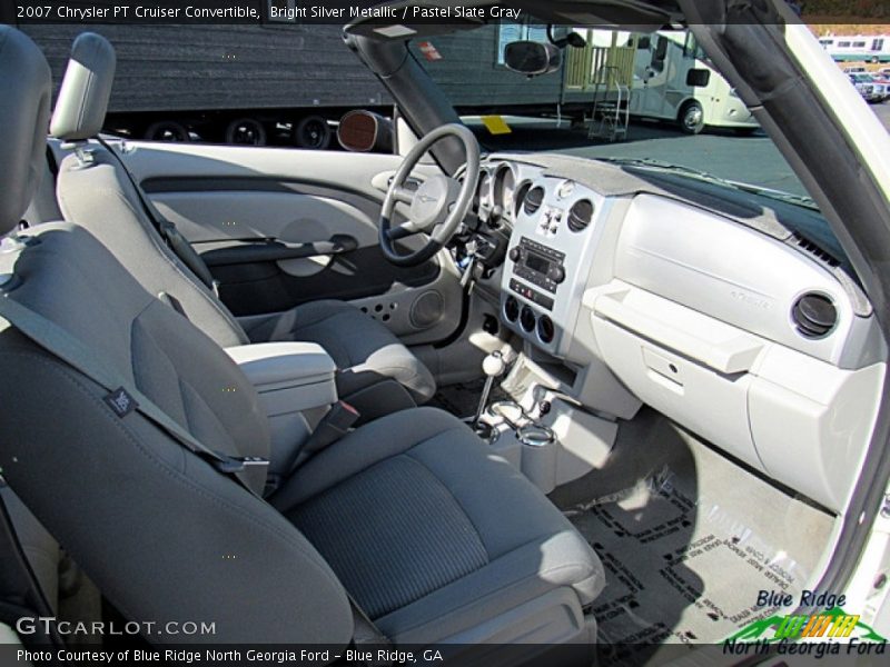Bright Silver Metallic / Pastel Slate Gray 2007 Chrysler PT Cruiser Convertible
