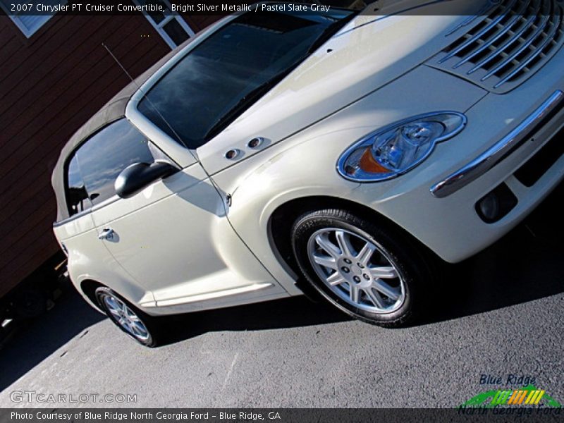 Bright Silver Metallic / Pastel Slate Gray 2007 Chrysler PT Cruiser Convertible