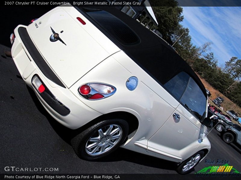 Bright Silver Metallic / Pastel Slate Gray 2007 Chrysler PT Cruiser Convertible