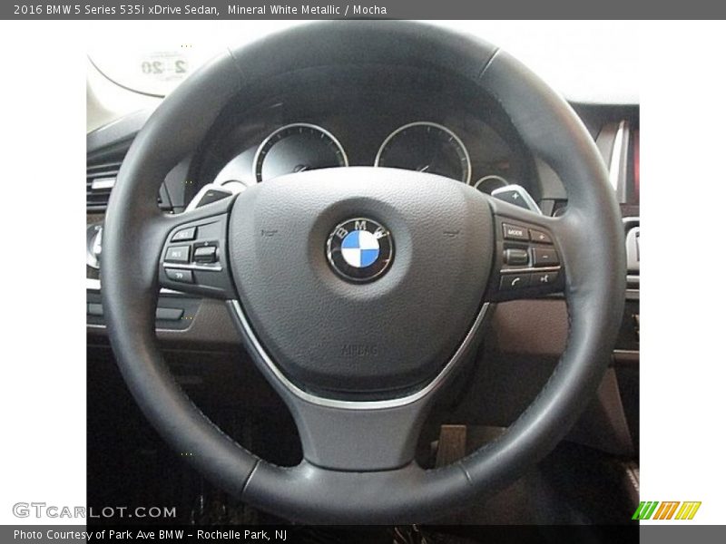 Mineral White Metallic / Mocha 2016 BMW 5 Series 535i xDrive Sedan