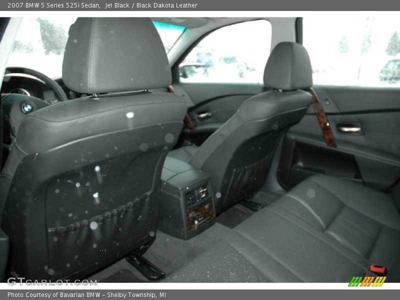 Jet Black / Black Dakota Leather 2007 BMW 5 Series 525i Sedan