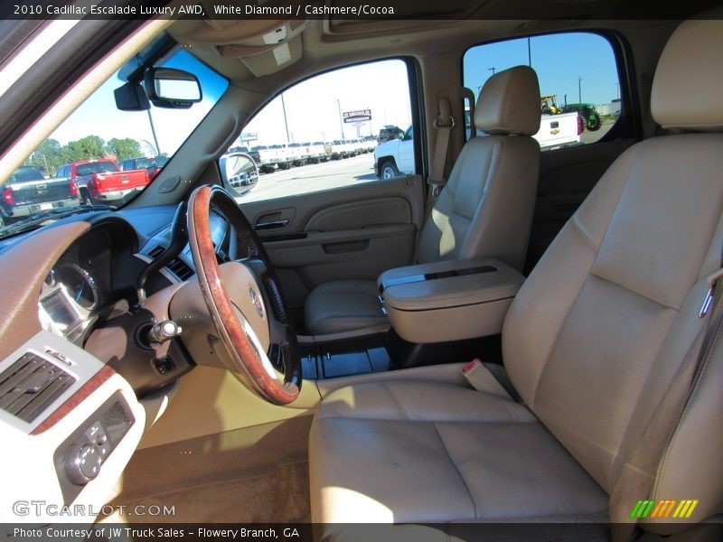 White Diamond / Cashmere/Cocoa 2010 Cadillac Escalade Luxury AWD