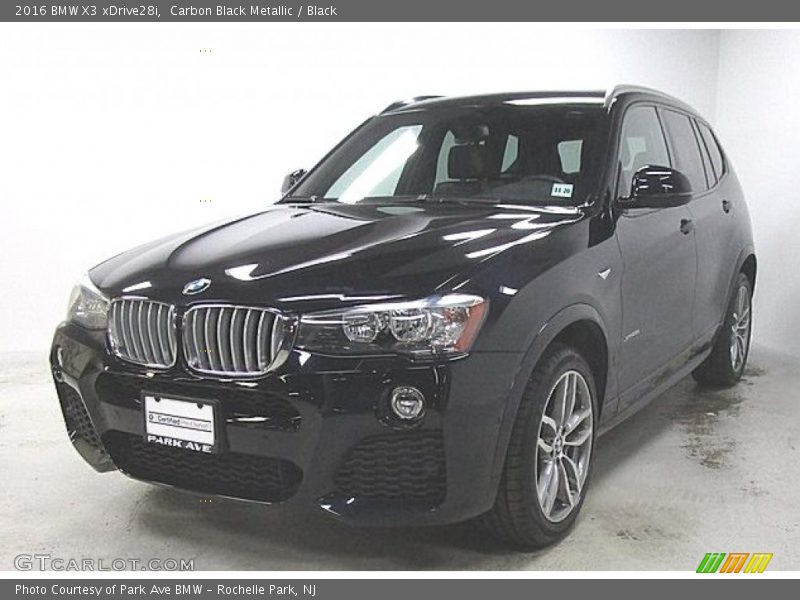Carbon Black Metallic / Black 2016 BMW X3 xDrive28i