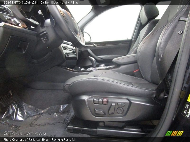 Carbon Black Metallic / Black 2016 BMW X3 xDrive28i