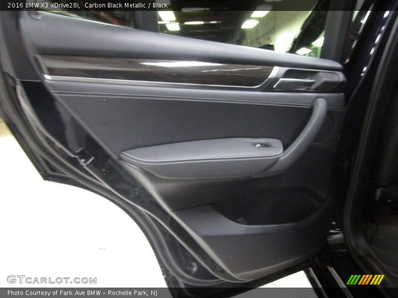 Carbon Black Metallic / Black 2016 BMW X3 xDrive28i