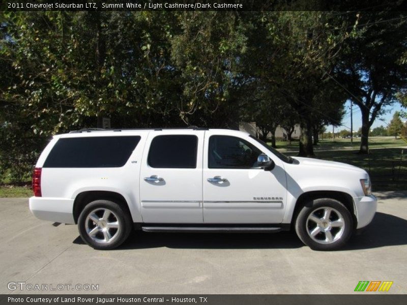 Summit White / Light Cashmere/Dark Cashmere 2011 Chevrolet Suburban LTZ