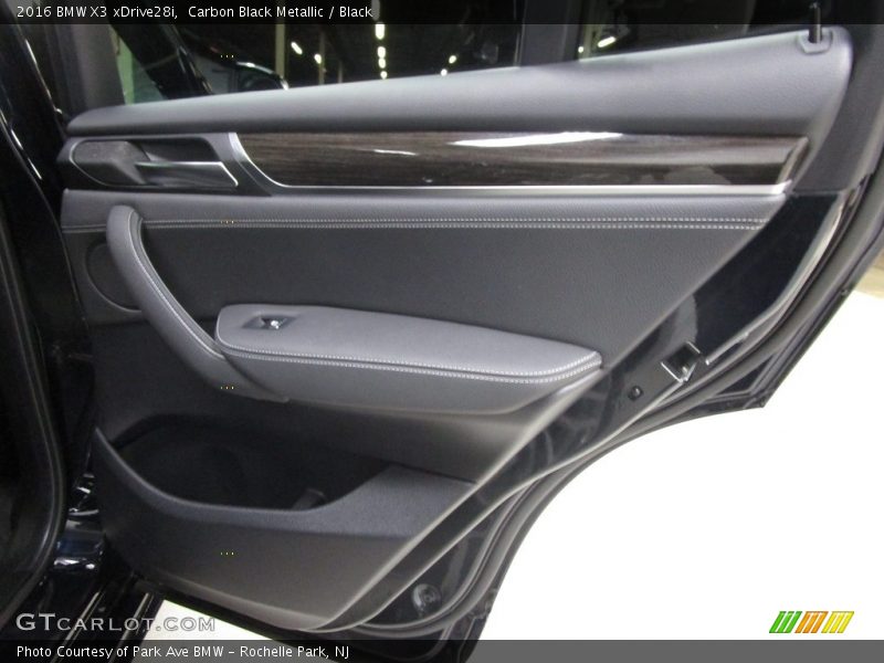 Carbon Black Metallic / Black 2016 BMW X3 xDrive28i