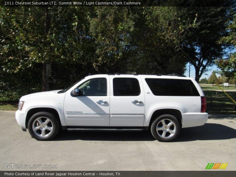 Summit White / Light Cashmere/Dark Cashmere 2011 Chevrolet Suburban LTZ