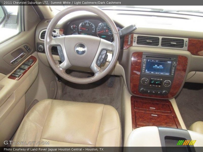 Summit White / Light Cashmere/Dark Cashmere 2011 Chevrolet Suburban LTZ
