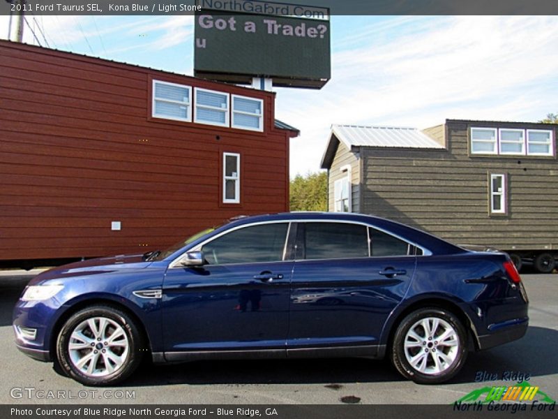 Kona Blue / Light Stone 2011 Ford Taurus SEL