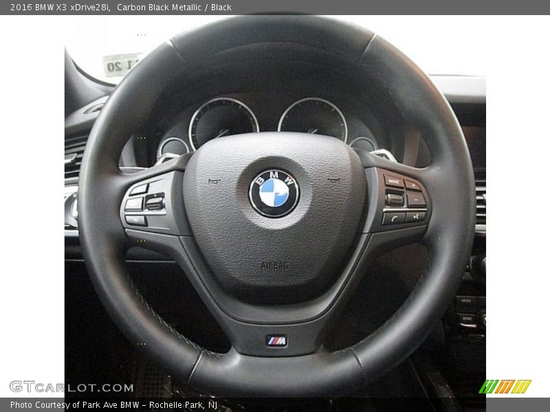 Carbon Black Metallic / Black 2016 BMW X3 xDrive28i