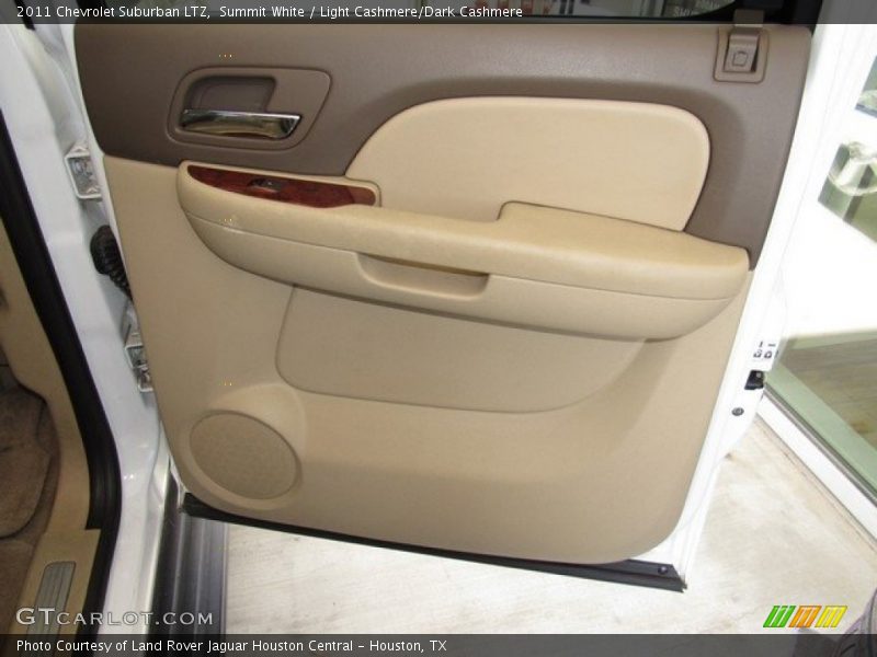 Summit White / Light Cashmere/Dark Cashmere 2011 Chevrolet Suburban LTZ
