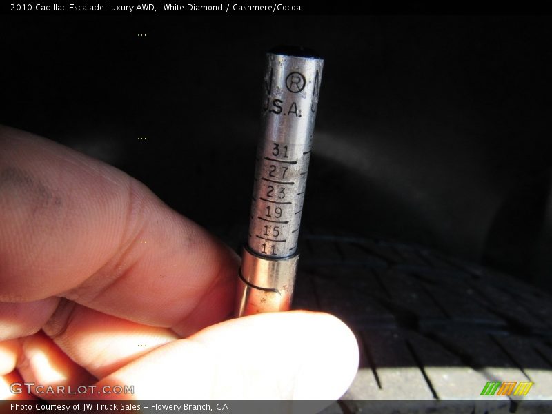 White Diamond / Cashmere/Cocoa 2010 Cadillac Escalade Luxury AWD