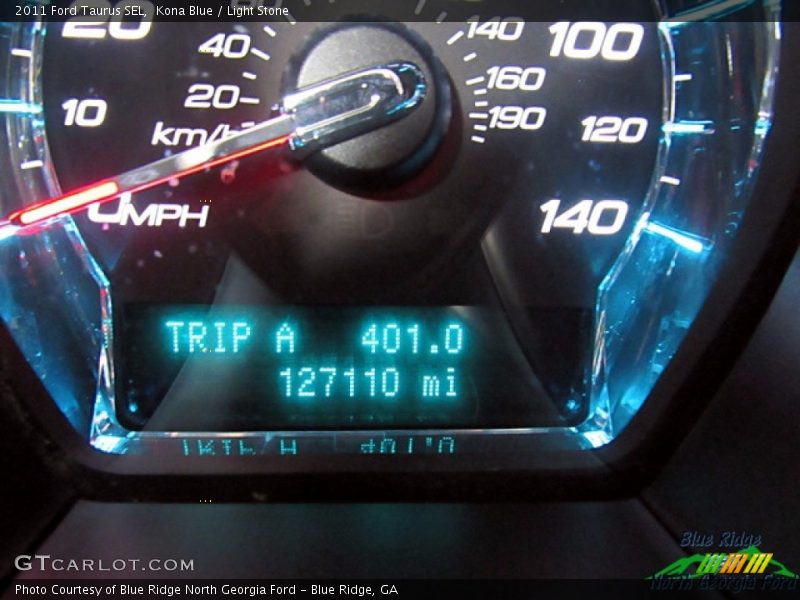 Kona Blue / Light Stone 2011 Ford Taurus SEL