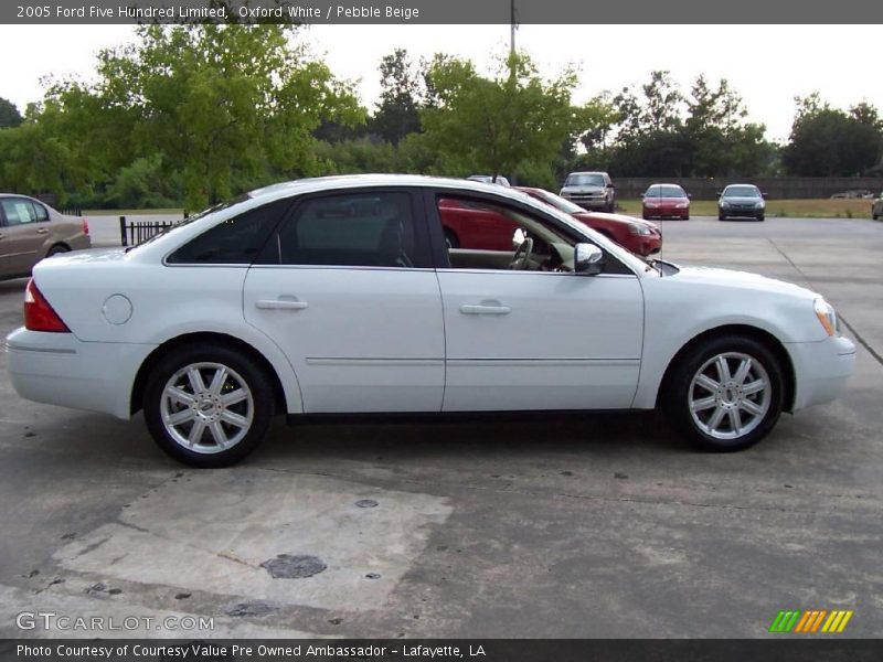 Oxford White / Pebble Beige 2005 Ford Five Hundred Limited