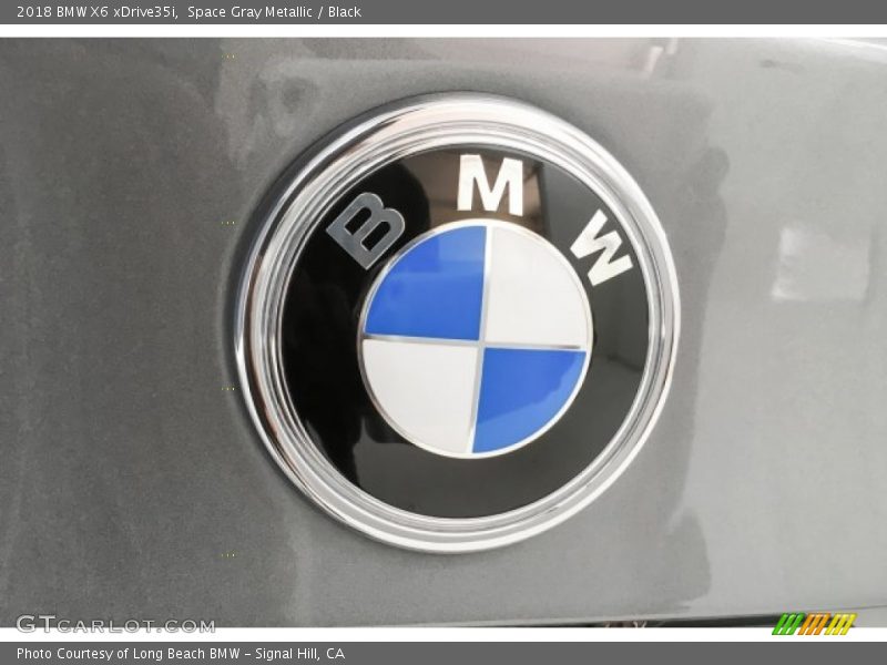 Space Gray Metallic / Black 2018 BMW X6 xDrive35i