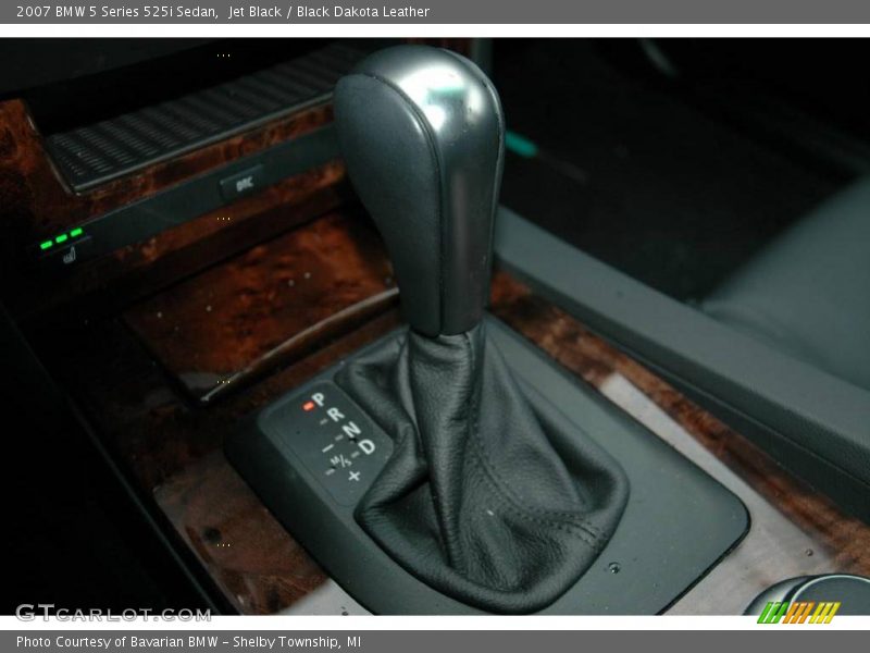Jet Black / Black Dakota Leather 2007 BMW 5 Series 525i Sedan