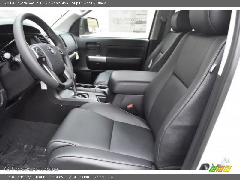Front Seat of 2019 Sequoia TRD Sport 4x4