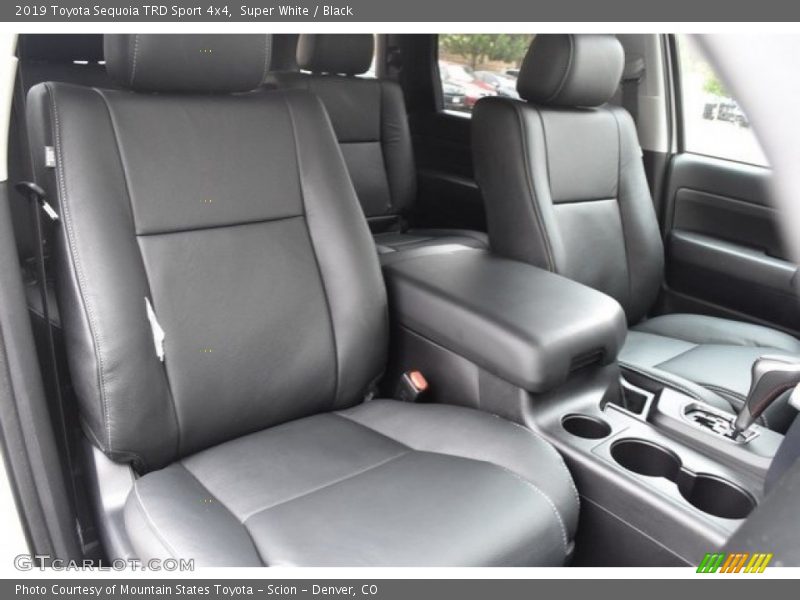 Front Seat of 2019 Sequoia TRD Sport 4x4