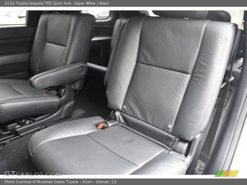 Super White / Black 2019 Toyota Sequoia TRD Sport 4x4