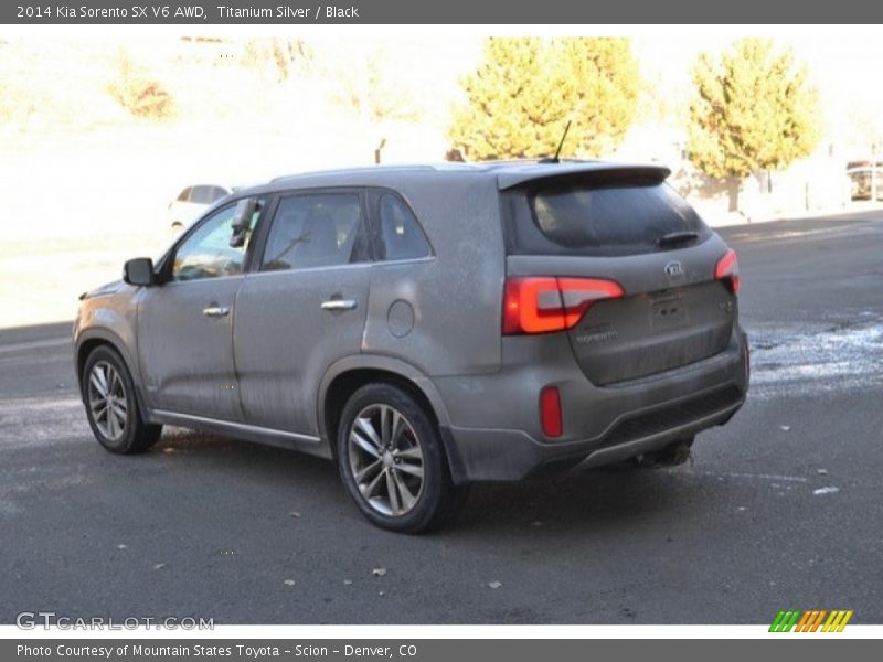 Titanium Silver / Black 2014 Kia Sorento SX V6 AWD