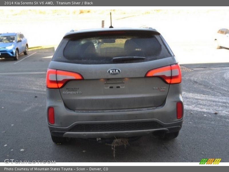 Titanium Silver / Black 2014 Kia Sorento SX V6 AWD