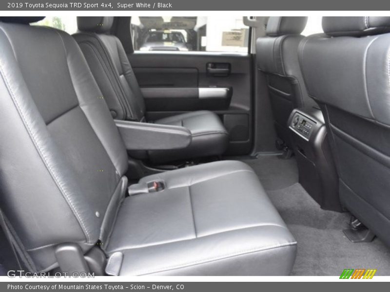 Super White / Black 2019 Toyota Sequoia TRD Sport 4x4